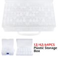 thumbnail image 3 of 64 Grid  Painting Accessory Storage Box Jewelry Transparent Plastic Storage Box Embroidered Beads Storage Box Storage Container For  Painting DIY Crafts, 3 of 7