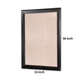 thumbnail image 5 of Benjara BM232102 36 in. Rectangular Wood Encased Mirror, Black, 5 of 5