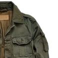 thumbnail image 5 of CaseClear Men's Rust Relic M65 Field Jacket, Vintage Washed Cotton Jacket, Green, 5 of 5