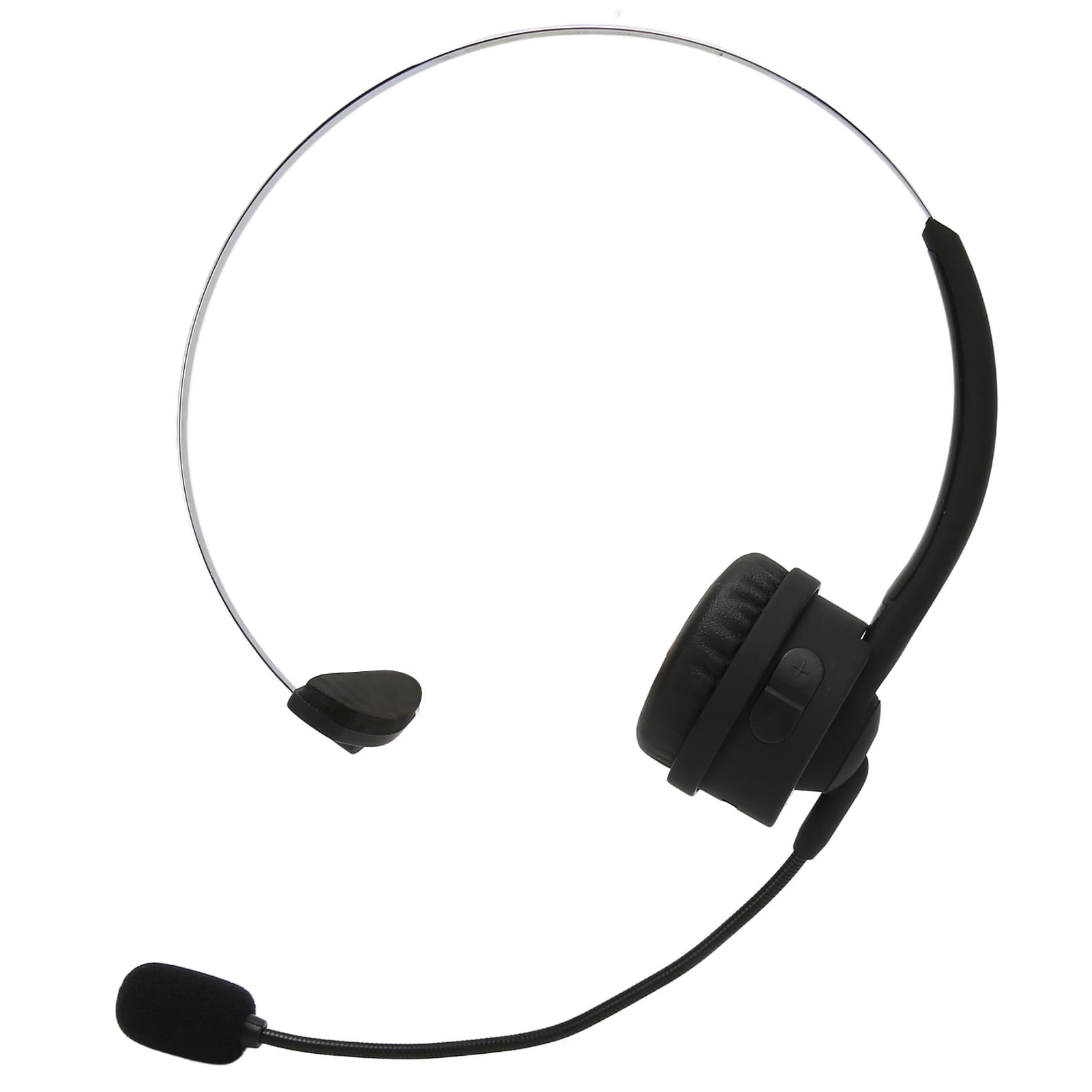 Bluetooth Telephone Headset Monaural Noise Cancelling Volume Adjustable Business Headset with Microphone Charging Base
