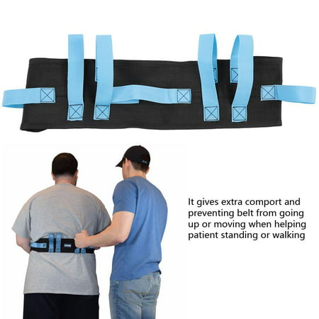 Anauto Transfer Belt, Patient Belt,Gait Belt Transfer & Walking Moving Tool with Hand Grips Quick-Release Buckle Patient