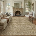 thumbnail image 6 of BERTHMEER 9'x12' Large Area Rugs for Living Room Bedroom Office Beige Vintage Non Slip Washable Farmhouse Dining Room Oriental Traditional Distressed Rugs, 6 of 8