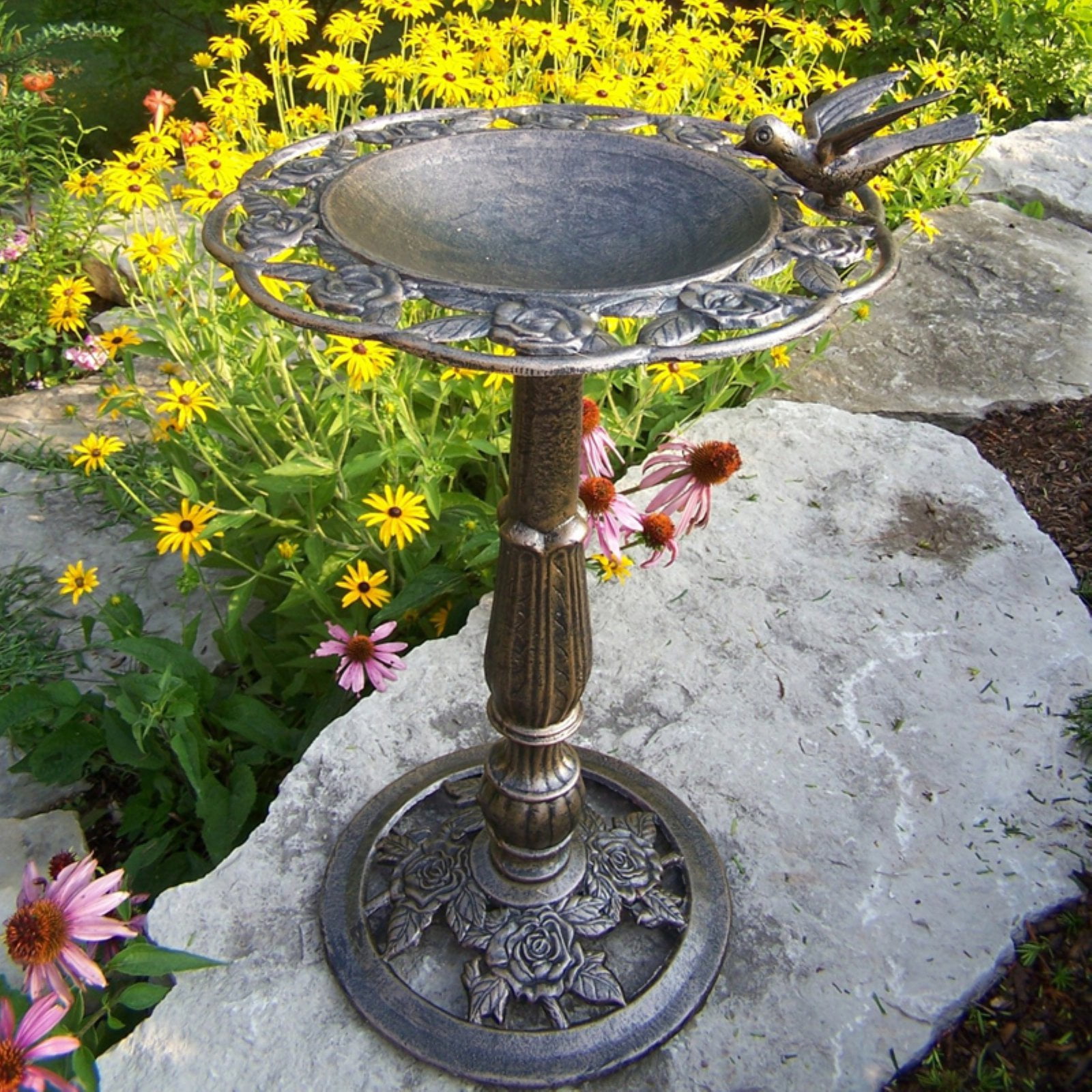 Oakland Living Rose Birdbath by Oakland Living
