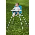 thumbnail image 5 of Regalo Portable Aqua High Chair with Attachable Tray and 3 Point Harness for Ages 6 to 36 Months, 5 of 7