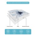 thumbnail image 4 of Quilt King Size Bedding Set, Blue Floral Reversible Summer Quilt 3 Pieces, Summer Spring Flowers Farmhouse Lightweight Bedspreads Coverlets with 2 Pillow Shams for All Seasons, 4 of 5