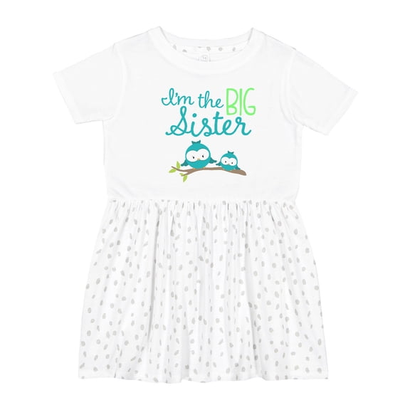 Inktastic I'm the Big Sister Girls Toddler Dress