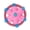 Pink, variant on mdesiwst Plush Dog Flying Disc Stuffed Disc Dog Chew Toy Rope Circle Interactive Tug-of-War Toy for Small Medium Dogs Training Toss And Fetch