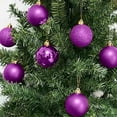 thumbnail image 3 of Christmas Decorations Cameland 24Pcs Christmas Balls for Xmas Christmas Tree 3.15" Mini Shatterproof Christmas Tree Decorations Hanging Ball Christmas Gifts for Holiday Wedding Party (Purple), 3 of 5