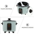 thumbnail image 3 of hekezhi Mini Rice Cooker Kitchen Accessory Model for Play and Decoration, Green, 3 of 4
