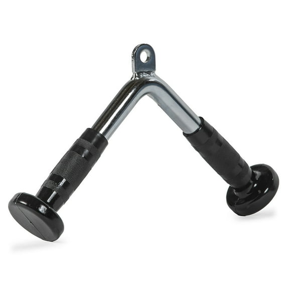 Titan Fitness V-Shaped Cable Machine Attachment, Non-Slip Grips