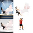 thumbnail image 1 of Pack-2 1:64 Pianista de Resina Tocando Foto para El S, 1 of 9
