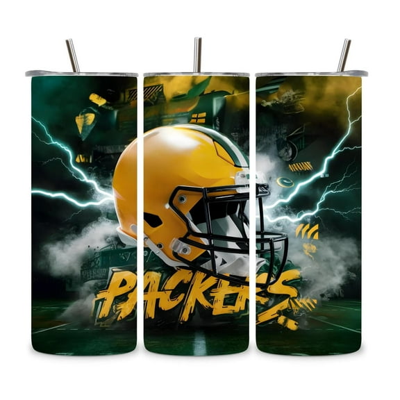 Alpha Printing 20oz Stainless Steel Tumbler – Pitbull with Rainbow Background Full-Wrap Artwork, Colorful Dog Lover Design, Insulated Travel Mug