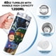 thumbnail image 4 of Vaso de acero inoxidable Charlie Brown Taza térmica La amabilidad es como la nieve Taza a prueba de fugas, 4 of 4