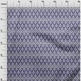 thumbnail image 2 of oneOone Cotton Poplin Fabric Ogee Ikat Print Fabric BTY 56 Inch Wide, 2 of 4
