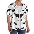 thumbnail image 2 of PAYOHTO Vampire Bat Mens Hawaiian Casual Short-sleeved Shirt Tropical Summer Beach Button Down Shirts, 2 of 7