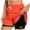 *Orange, variant on VBVC Women's Drawstring 2 in 1 Running Shorts,Lightweight Gym Sports Shorts for Women,Ladies Breathable Quick Dry Athletic Lined Shorts,Black,XS-2XL