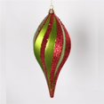 thumbnail image 1 of Ornement de Drop de Tourbillon de Paillettes de Bonbon Rouge de Chaux - 16 Po., 1 of 1