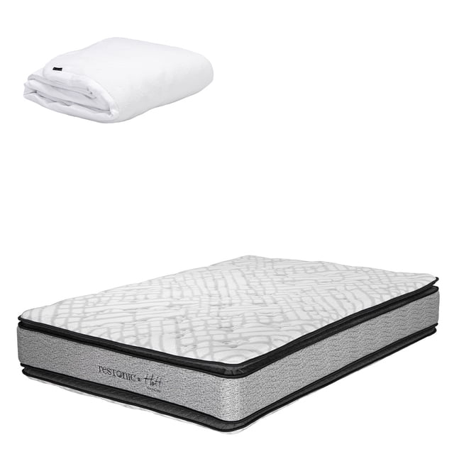 Colchón King Size Hoff + Protector Cloud