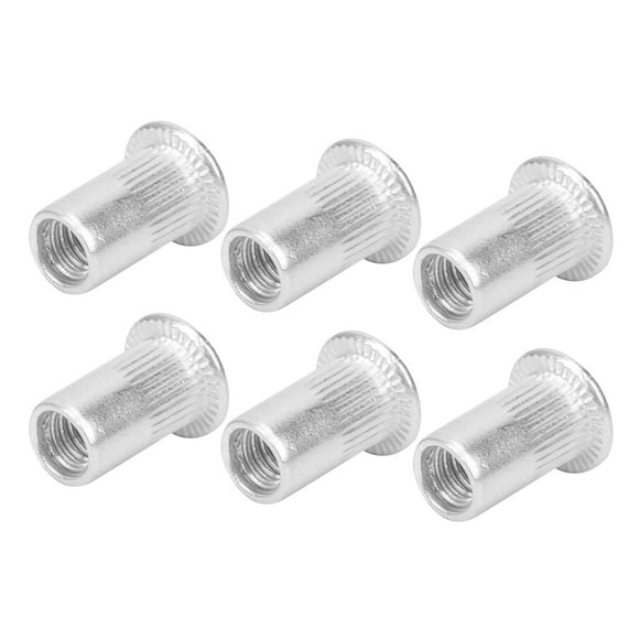 Bright Finish Rivet Nuts Kit, Aluminum Rivet Nuts, No Welding Nuts For Electromechanical Light Industrial Products