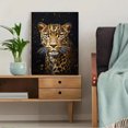 thumbnail image 5 of Golden Leopard Canvas Wall Art Print， Perfect for Living Room， Bedroom， Office， Dining Room， and Hallway Decoration., 5 of 8