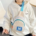 thumbnail image 3 of Sac à Bandoulière en Toile à la Mode pour Enfants (Bleu Foncé), 3 of 6