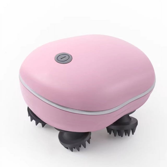 Masajeador Eléctrico Para Cuero Cabelludo Y Cuerpo Con Terapia De Luz Roja - Dispositivo Antiestrés Recargable, Alivia Tensión Muscular, Ideal Para Relajación En Hogar Y Viajes