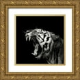 thumbnail image 1 of Meermann, Christian 12x12 Gold Ornate Wood Framed with Double Matting Museum Art Print Titled - Primal Yawn 4, 1 of 4