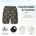 thumbnail image 5 of Sigee Flower Butterfly Print Mens Swim Trunks with Compression Liner Quick Dry Swim Stretch Beach Shorts with Pockets,S-3XL, 5 of 7