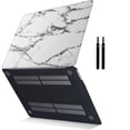thumbnail image 3 of KSK KAISHEK Hard Case Compatible with New MacBook Air 13 inchs 2022/2021/2020/2019/2018 A1932/A2179/A2337 m1 + Black Keyboard Cover, Marble 24-1_1, 3 of 5