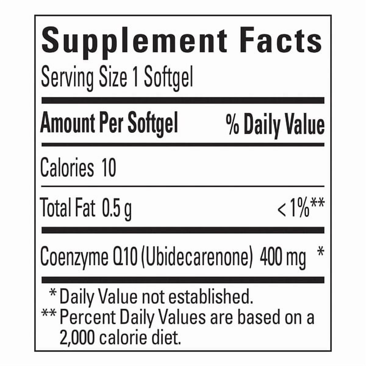 Nature Made CoQ10 400 mg, 90 Softgels