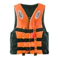 thumbnail image 1 of Almencla 360 degree Reflective Life Jacket Swimwear Swim Vest for Floating Kayaking Rafting XL Orange, 1 of 8