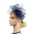 thumbnail image 3 of Party Fascinator Hat Decorative Royal Style Beautiful Retro Ball Party Head Hat Decor, 3 of 5