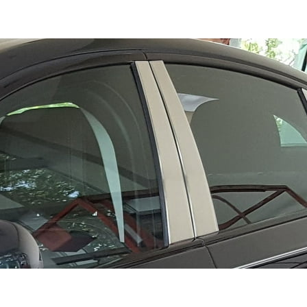 Stainless Steel Pillar Trim 4Pc Fits 2017-2020 Jaguar XE PP17088 QAA