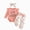 H233-Pink, variant on masbird Newborn Baby Girl Clothes Infant Fall Outfits Pants Set Baby Clothes for Girls 0 3 6 9 12 18 24 Months,Pink,0-3 M