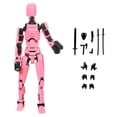 thumbnail image 4 of 10PC T13 Action Figure Already Assembled, Multi-Colored Titan 13 Action Figure Set with Laser Saber 3D Printed T 13 Lucky Robo Dummy Nova 13 Action Figures, 4 of 8