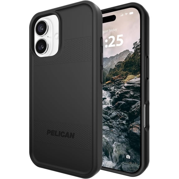Pelican Protector with MagSafe Black Case - iPhone 16