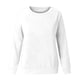 thumbnail image 3 of Qucoqpe - Sudadera informal de manga larga para mujer, cuello redondo, bonito jersey de color liso, corte holgado, en liquidación, 3 of 5