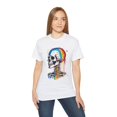 thumbnail image 5 of Strange and Cozy Gear Rainbow-Skull Graphic Tee, Sizes S-5XL, 5 of 5