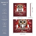 thumbnail image 3 of Dailycode Light Switch Plate Covers 2 Gang Wall Plate Plastics Outlet Covers for Kitchen Home Office Decor Cute Owl and Heart, 3 of 8