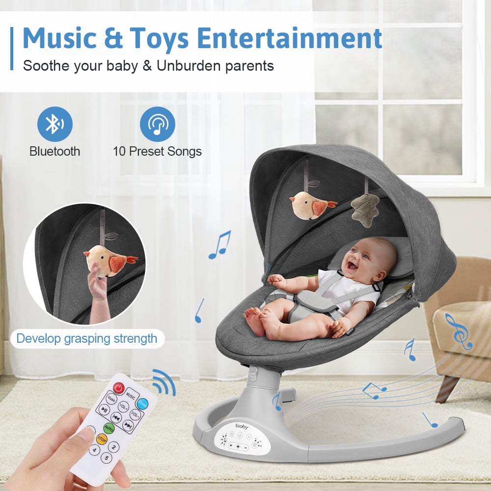 Baby musical swing chair hotsell