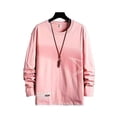 thumbnail image 2 of Mens Baggy Long Sleeve T Shirt Sports Crew Neck Tee Shirts Blouse Pullover Tops, 2 of 8