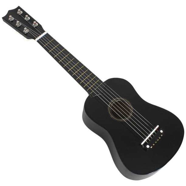 Guitarra Acústica Toystoory Mini 21 Pulgadas 6 Cuerdas Negro
