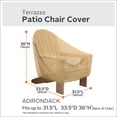thumbnail image 2 of 8009860 Accessoires Classiques Housse de Chaise en Polyester Brun, 36 x 31,5 x 33,5 Po, 2 of 4