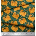 thumbnail image 2 of Soimoi Polyester Crepe Fabric Dots & Crab Ocean Print Sewing Fabric Yard 52 Inch Wide, 2 of 3