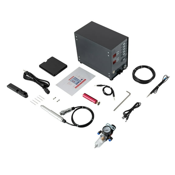 300W Jewelry Welding Machine 110v Pulse Argon Arc CNC Spot Welder with Workbench
