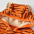 thumbnail image 5 of XYIJANI Newborn Pajamas Baby Girl Spooktacular Child orange Tiger Hooded Tail Onesie Costume for Halloween Dress Up Party Boy Outfits 12-18 Months Boys 18-24 Month Clothes (A,70), 5 of 6