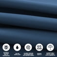 thumbnail image 4 of Jorohiker 7.5ft-6ribs Patio Umbrella Replacement Canopy Only, Outdoor Table Market Yard Umbrella Top for Outdoor Umbrella Canopy, Navy Blue, 4 of 7