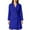 Blue, variant on Yigetop Trench Coat Women Women's Trench Coat Classic Lapel Outerwear Coat Mid Long Pea Trench Coat Coats for Women A L