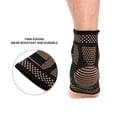 thumbnail image 6 of Copper Infused Ankle Support Compression Sleeves Stabilizer For Plantar Fasciitis Sprain Men Women Sports Athletic Fitness, 6 of 6