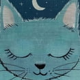 thumbnail image 6 of Orinice Cute Cat Round Table Cover Stain Resistant Washable Indoor Outdoor Tablecloth Kitchen Dining Wedding Parties 100% Polyester Fiber 42-46, 6 of 8